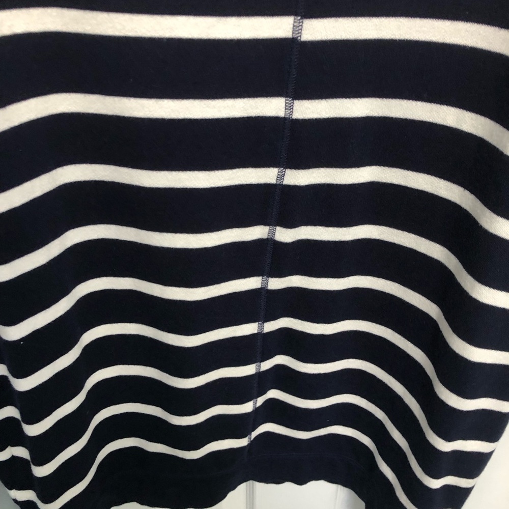 Gap Dress Nautical Mariner Navy White Stripe pockets Short Sleeve Preppy Large - Picture 14 of 15